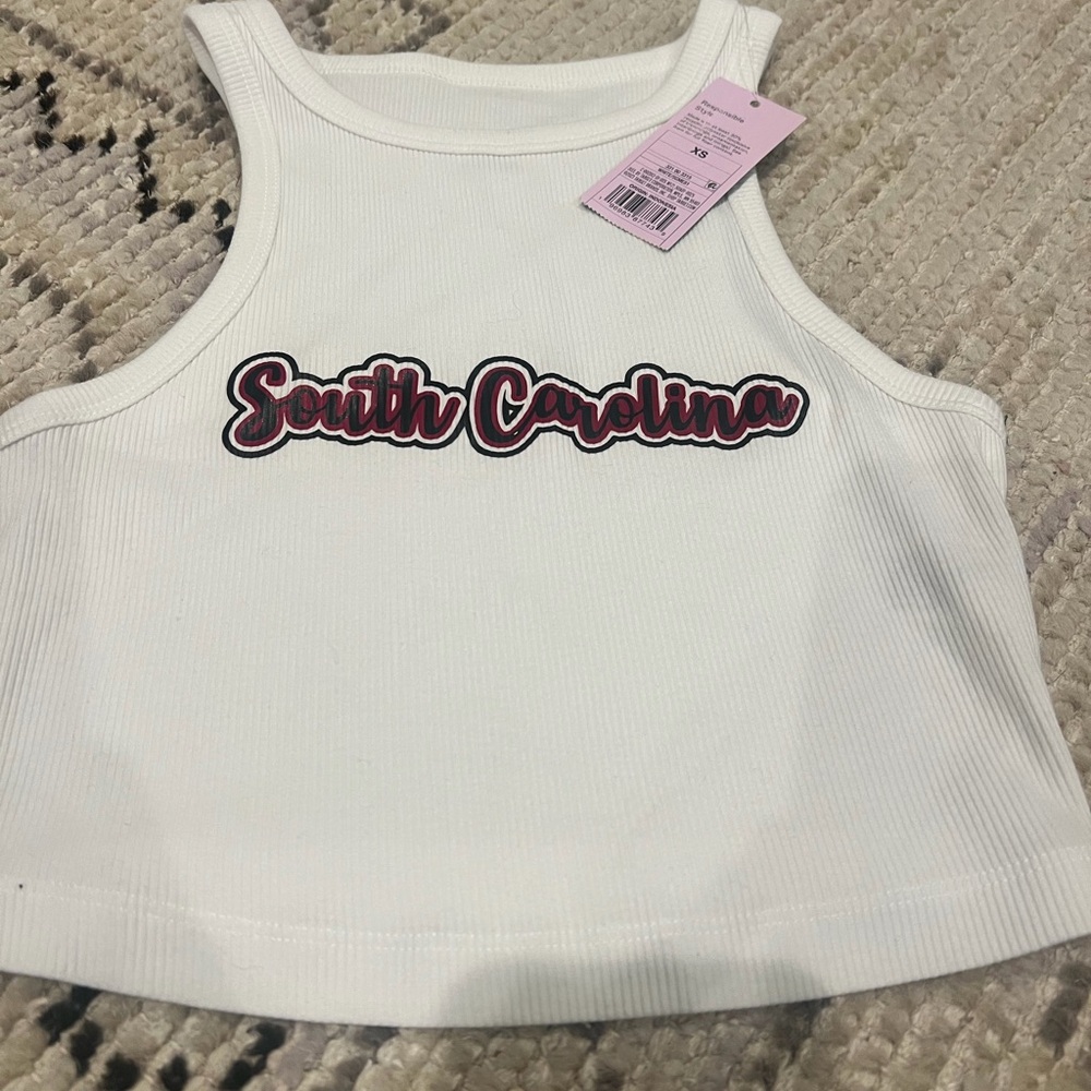 White South Carolina Tank Top